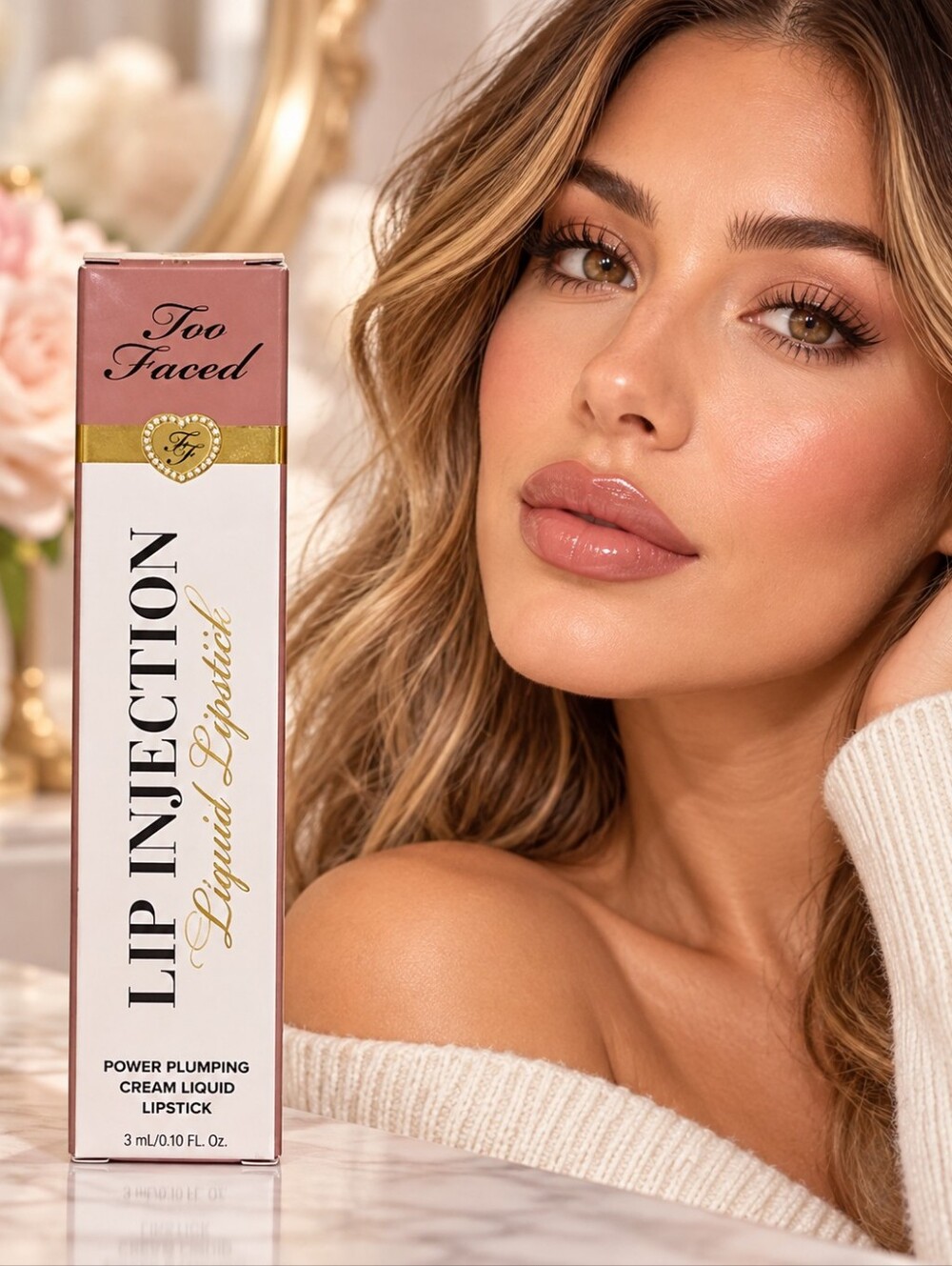 Too Faced Lip Injection Liquid Lipstick - Give'em Lip